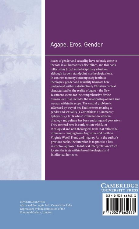Produktbild: Agape, Eros, Gender