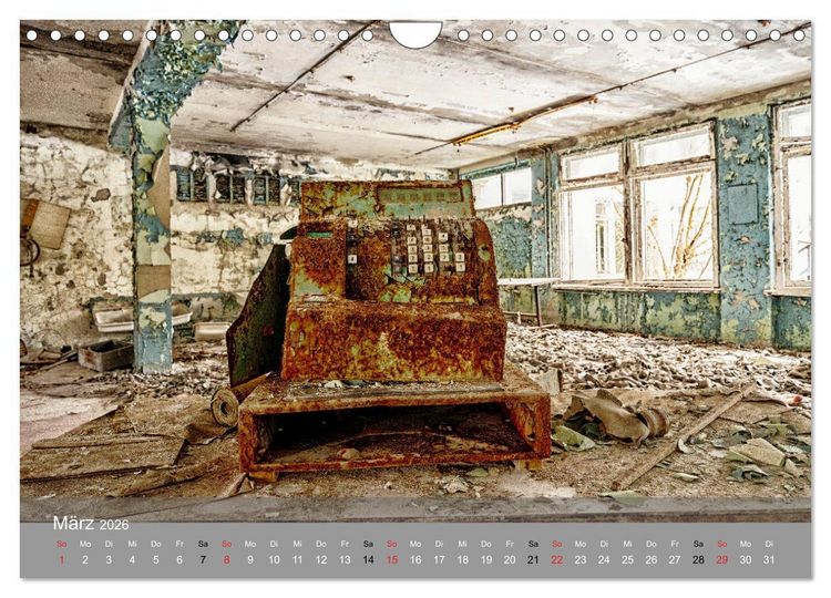 Produktbild: Tschernobyl - In der Sperrzone (Wandkalender 2026 DIN A4 quer), CALVENDO Monatskalender