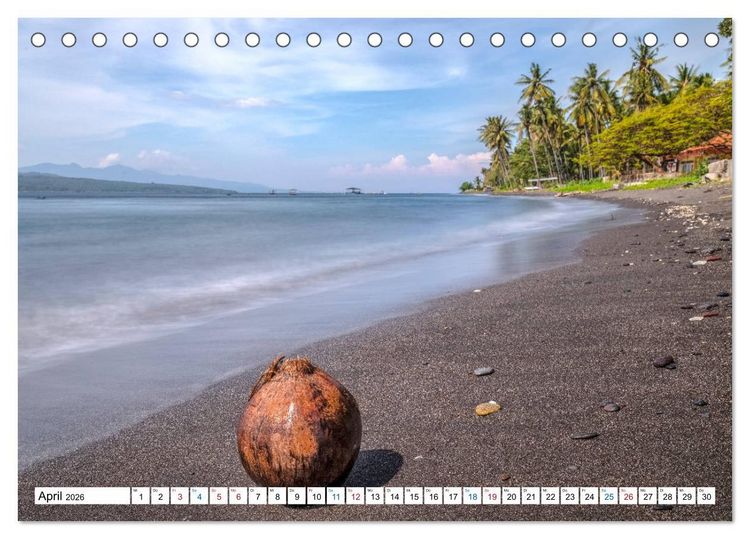 Produktbild: Java, Indonesische Insel im Feuerring (Tischkalender 2026 DIN A5 quer), CALVENDO Monatskalender