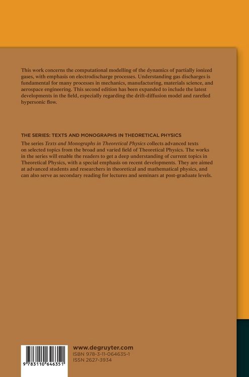 Produktbild: Theoretical and Computational Physics of Gas Discharge Phenomena
