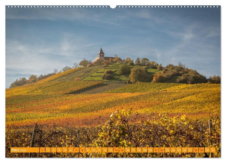 Produktbild: Indian Summer in Baden-W&uuml;rttemberg (hochwertiger Premium Wandkalender 2026 DIN A2 quer), Kunstdruck in Hochglanz