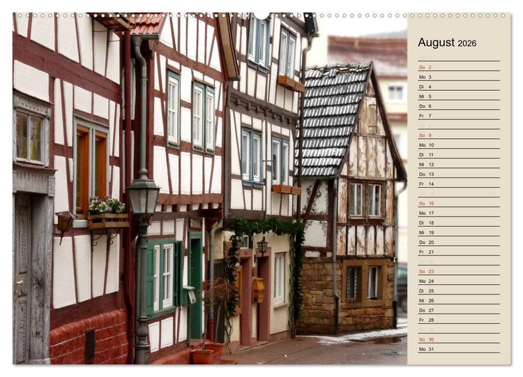 Produktbild: Bad Orb - Romantik im Spessart (hochwertiger Premium Wandkalender 2026 DIN A2 quer), Kunstdruck in Hochglanz