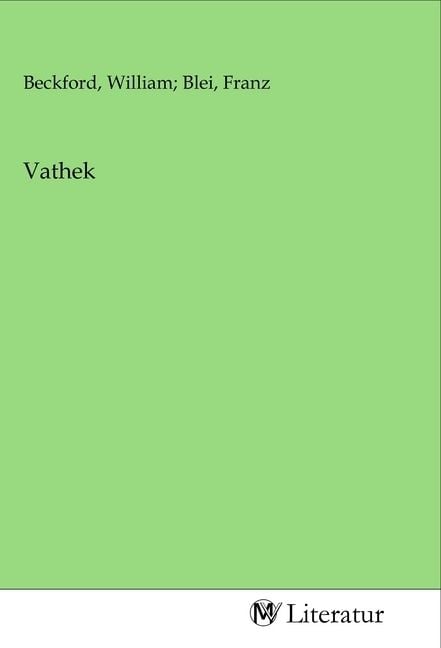 Produktbild: Vathek