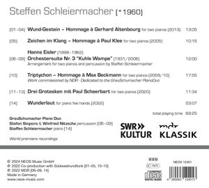 Produktbild: Steffen Schleiermacher: Works for Two Pianos