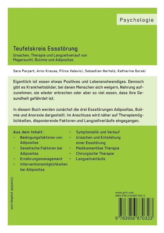 Produktbild: Teufelskreis Essst&ouml;rung. Ursachen, Therapie und Langzeitverlauf von Magersucht, Bulimie und Adipositas