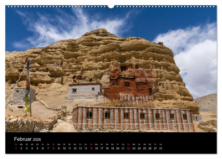Produktbild: Buddhismus im Himalaya (hochwertiger Premium Wandkalender 2026 DIN A2 quer), Kunstdruck in Hochglanz