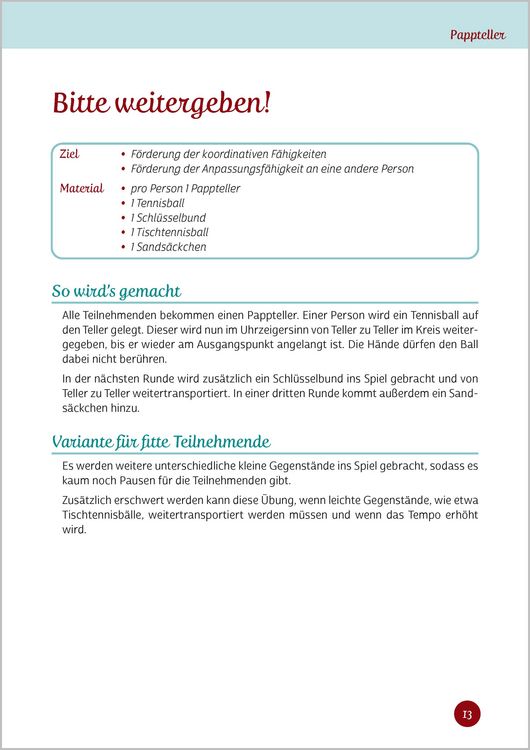 Produktbild: Bewegen mit Alltagsgegenst&auml;nden
