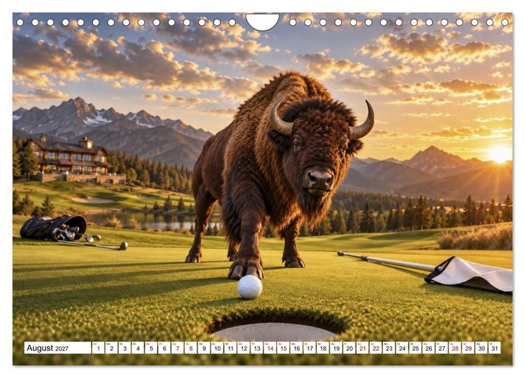Produktbild: NICHT MEIN PROBLEM - Tiere mit Charakter (Wandkalender 2027 DIN A4 quer), CALVENDO Monatskalender