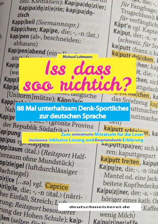 Produktbild: Iss dass soo richtich?