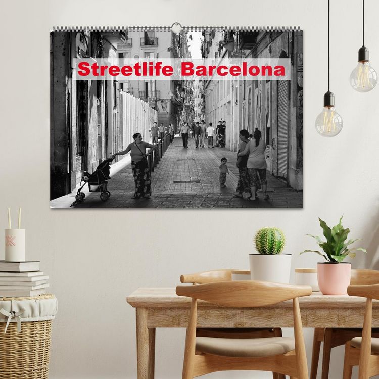 Produktbild: Streetlife Barcelona (Wandkalender 2026 DIN A2 quer), CALVENDO Monatskalender