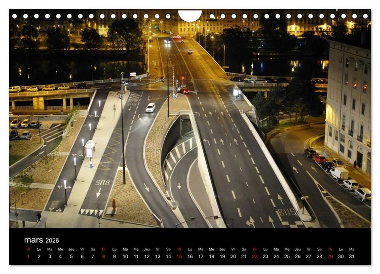 Produktbild: Lyon Magie de la lumi&egrave;re (Calendrier mural 2026 DIN A4 vertical), CALVENDO calendrier mensuel
