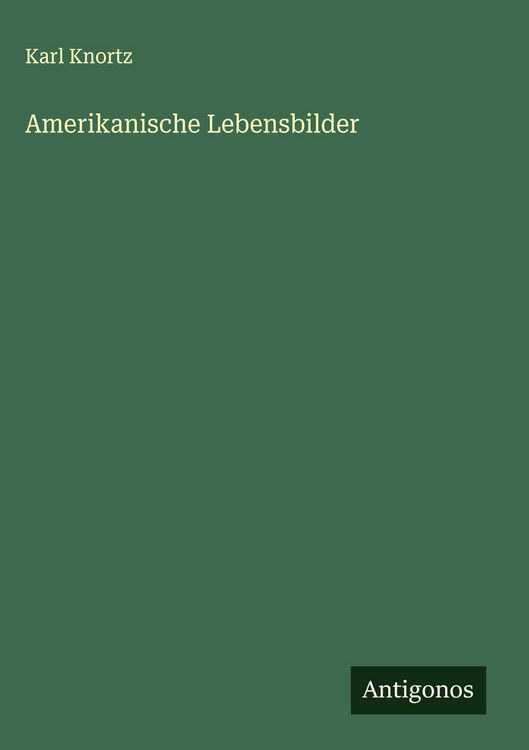 Produktbild: Amerikanische Lebensbilder
