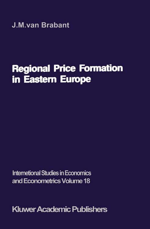 Produktbild: Regional Price Formation in Eastern Europe