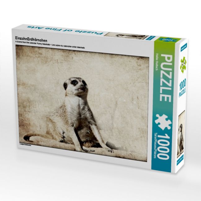 Produktbild: CALVENDO Puzzle EinzahnErdh&ouml;rnchen | 1000 Teile Lege-Gr&ouml;&szlig;e 64x48cm Foto-Puzzle f&uuml;r gl&uuml;ckliche Stunden
