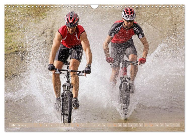 Produktbild: Mountainbike - Über Stock und Stein: Edition Funsport (Wandkalender 2025 DIN A3 quer), CALVENDO Monatskalender