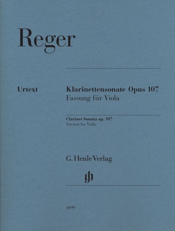 Produktbild: Max Reger - Klarinettensonate op. 107