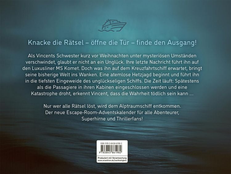 Produktbild: Escape Room. Christmas Cruise &ndash; Kreuzfahrt in den Tod