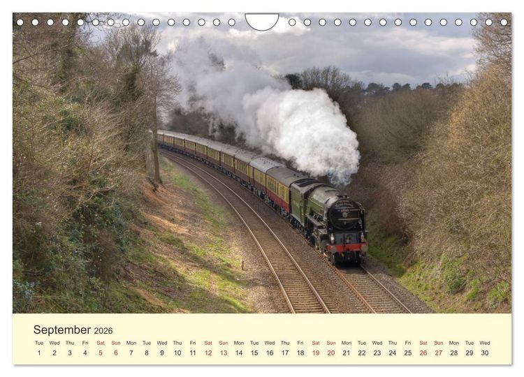 Produktbild: Steam Landscape (Wall Calendar 2026 DIN A4 landscape), CALVENDO 12 Month Wall Calendar