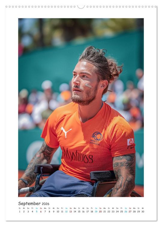 Produktbild: Unglaubliche Leistungen - Helden mit Handicap im Rampenlicht (hochwertiger Premium Wandkalender 2026 DIN A2 hoch), Kunstdruck in Hochglanz