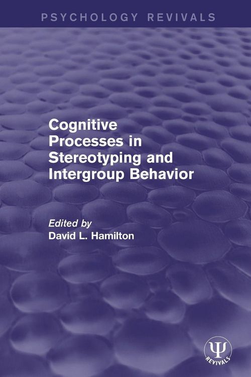 Produktbild: Cognitive Processes in Stereotyping and Intergroup Behavior