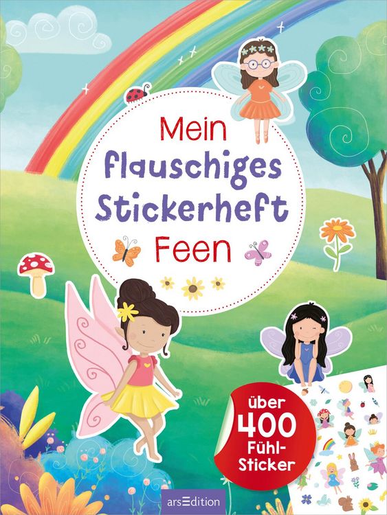 Produktbild: Mein flauschiges Stickerheft &ndash; Feen