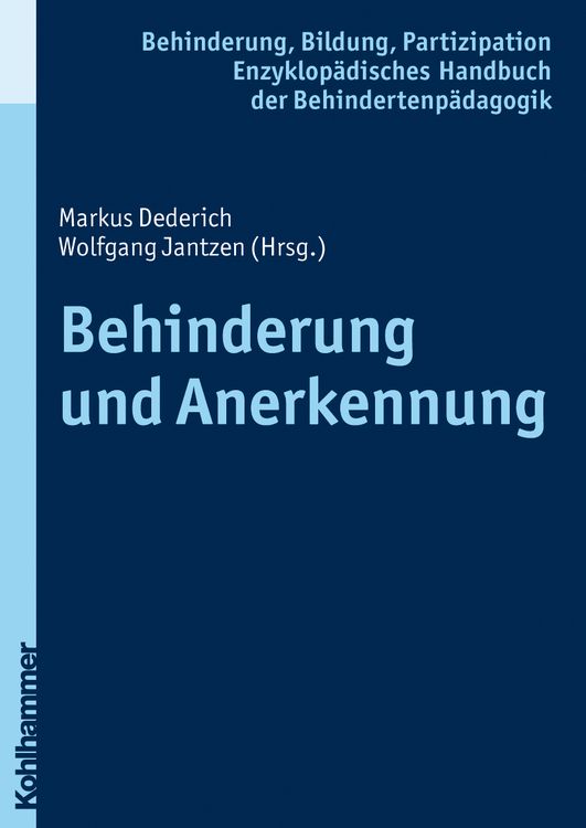 Produktbild: Behinderung und Anerkennung