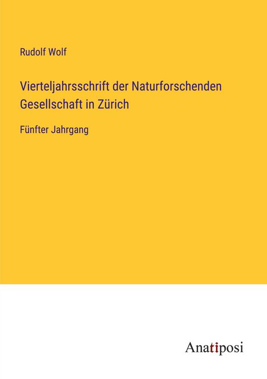 Produktbild: Vierteljahrsschrift der Naturforschenden Gesellschaft in Z&uuml;rich