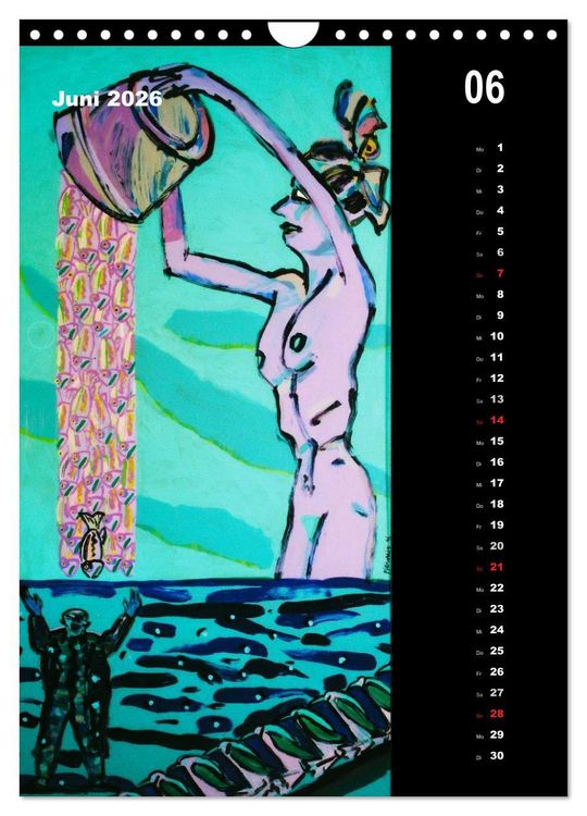 Produktbild: Wolf-Dieter Pfennig Kalender (Wandkalender 2026 DIN A4 hoch), CALVENDO Monatskalender