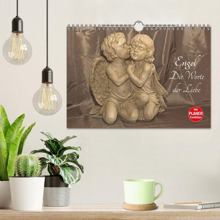 Produktbild: Engel - Die Worte der Liebe (Wandkalender 2027 DIN A4 quer), CALVENDO Monatskalender
