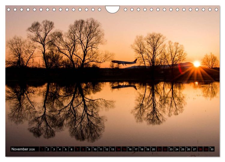 Produktbild: Faszination Fliegerei (Wandkalender 2026 DIN A4 quer), CALVENDO Monatskalender