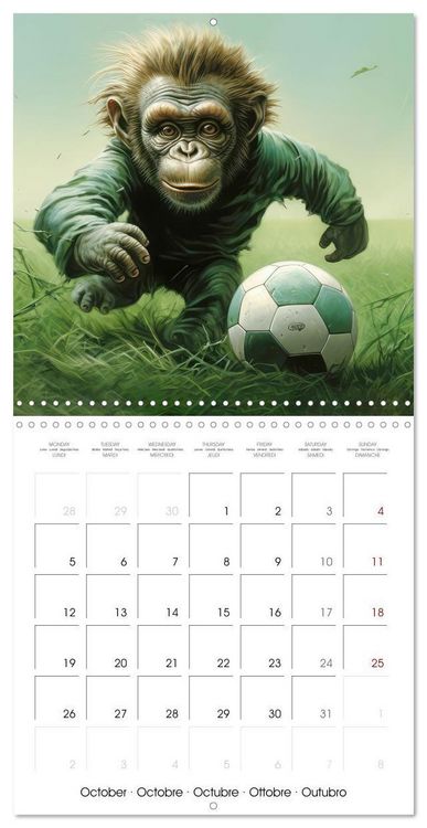 Produktbild: Kicking baby monkeys (Wall Calendar 2026 12 &times; 12 Inch) CALVENDO 12 Month Wall Calendar