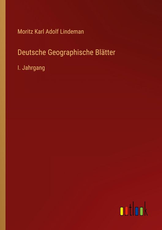 Produktbild: Deutsche Geographische Bl&auml;tter