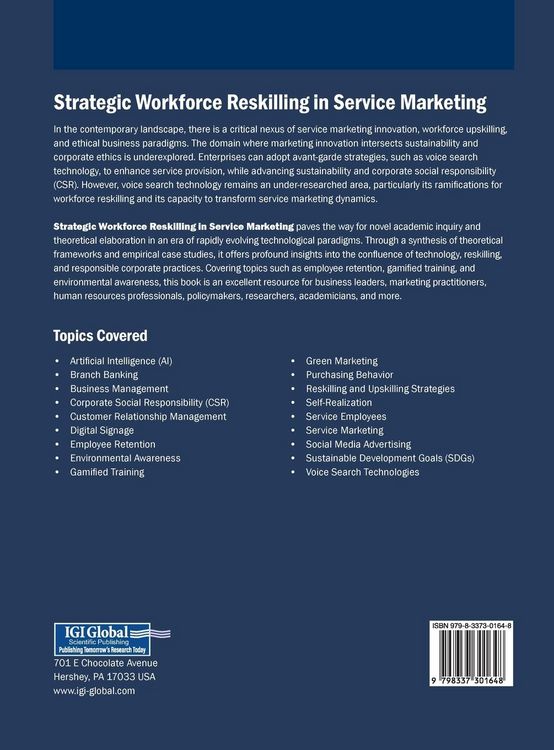 Produktbild: Strategic Workforce Reskilling in Service Marketing