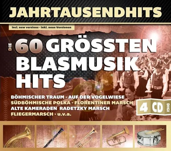Produktbild: Die 60 gr&ouml;&aacute;ten Blasmusikhits