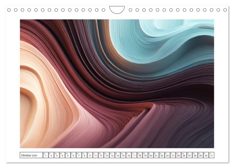 Produktbild: Zeitlose Formen (Wandkalender 2026 DIN A4 quer), CALVENDO Monatskalender