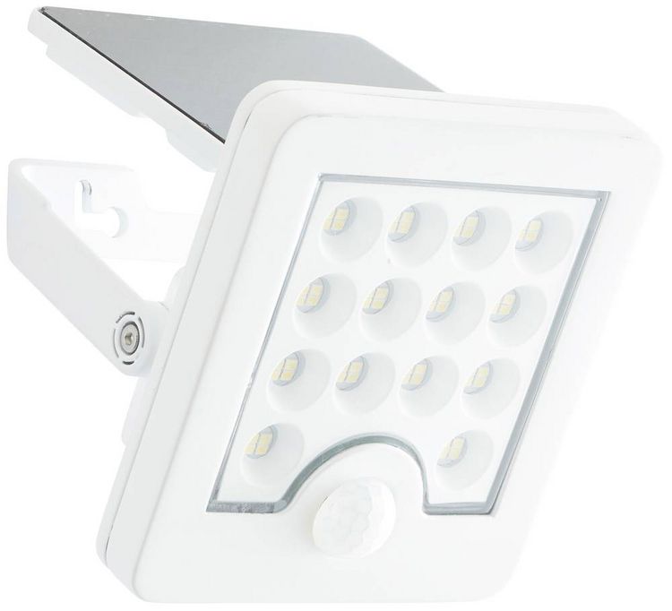 Produktbild: Brilliant Luton G40420/05 Solar-Au&szlig;enwandleuchte mit Bewegungsmelder LED 4W Wei&szlig;