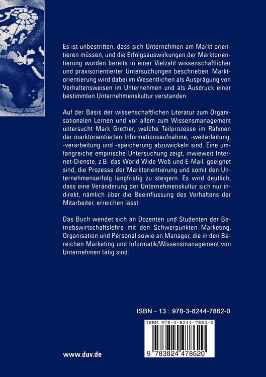 Produktbild: Marktorientierung durch das Internet