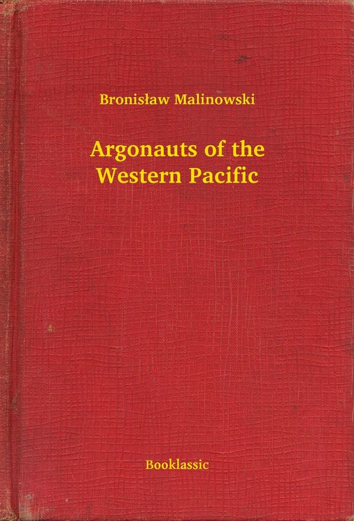 Produktbild: Argonauts of the Western Pacific