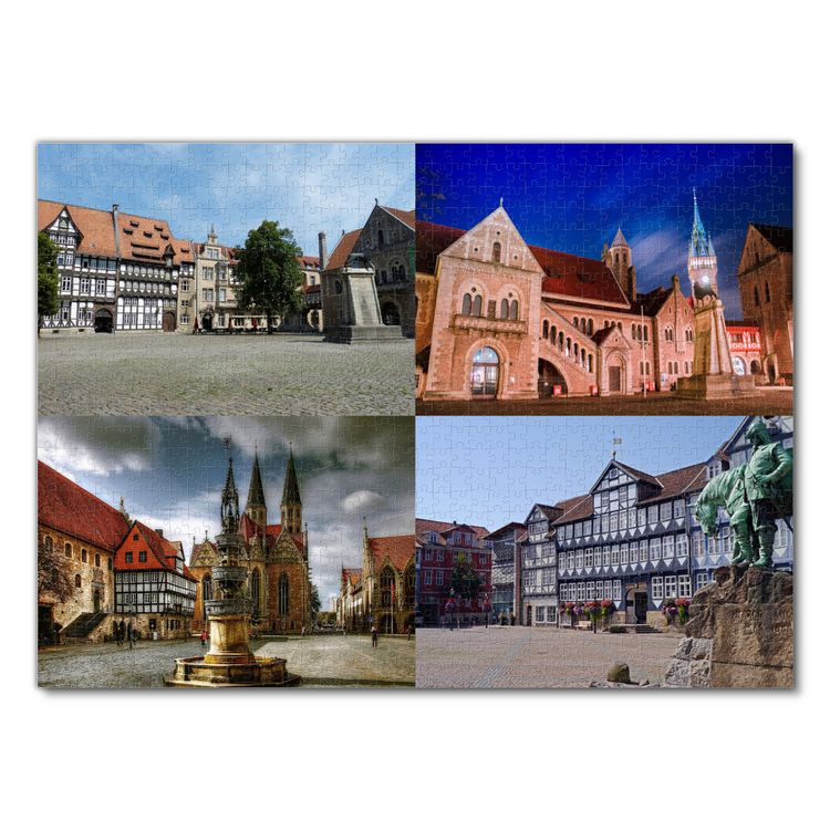 Produktbild: Lais Puzzle Collage Braunschweig 1000 Teile