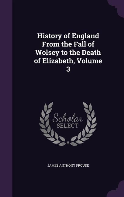 Produktbild: History of England From the Fall of Wolsey to the Death of Elizabeth, Volume 3