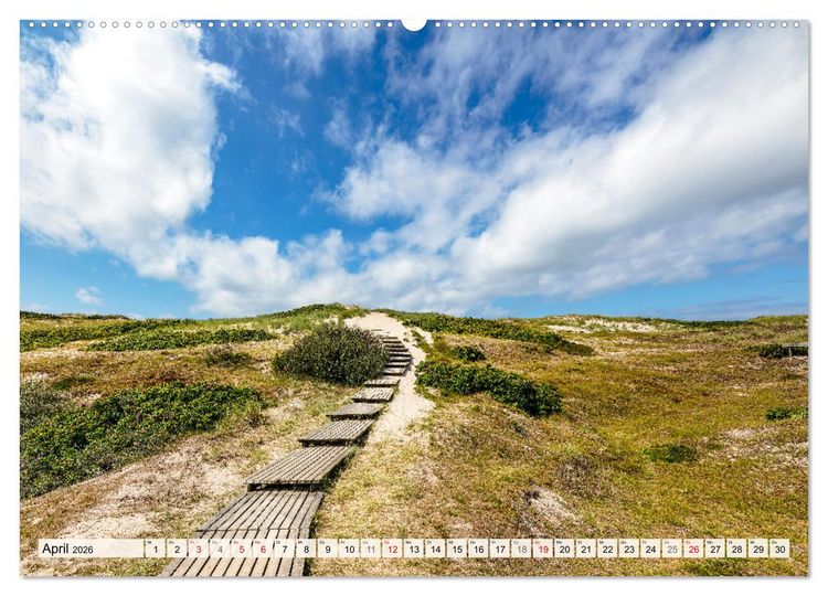 Produktbild: Insel Sylt - Fantastische Momente (Wandkalender 2026 DIN A2 quer), CALVENDO Monatskalender