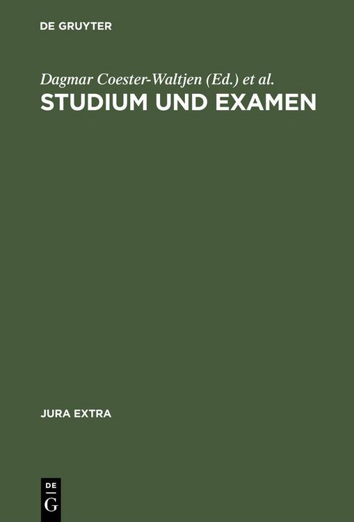 Produktbild: Studium und Examen