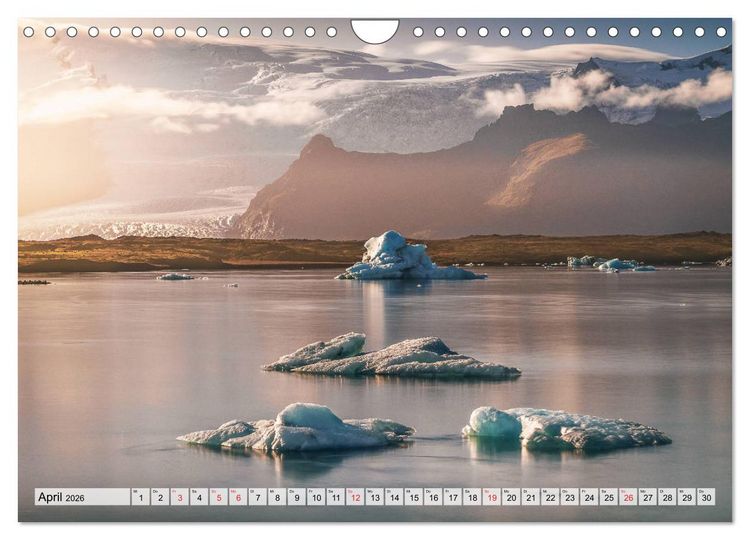 Produktbild: Island - Augenblicke 2026 (Wandkalender 2026 DIN A4 quer), CALVENDO Monatskalender