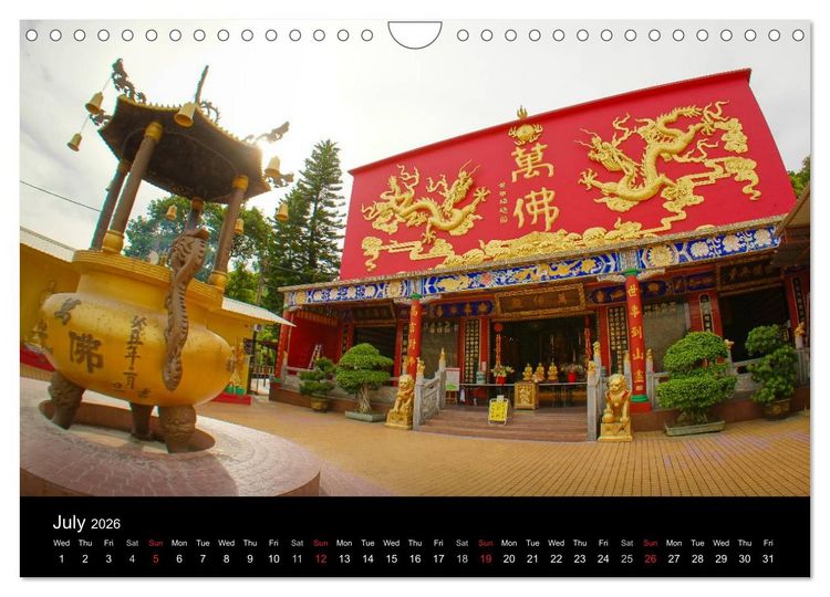 Produktbild: Monuments of Hong Kong 2026 (Wall Calendar 2026 DIN A4 landscape), CALVENDO 12 Month Wall Calendar