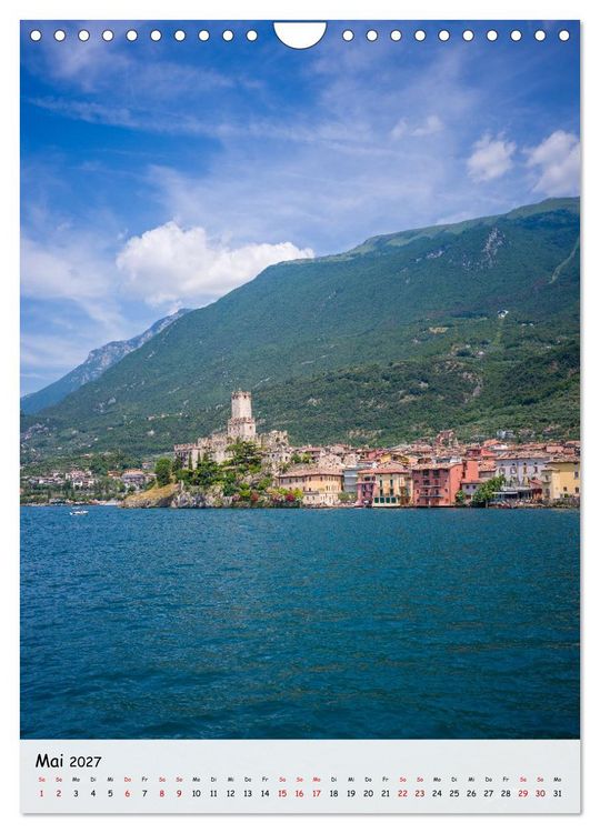Produktbild: Malcesine - Eine Perle des Gardasees (Wandkalender 2027 DIN A4 hoch), CALVENDO Monatskalender