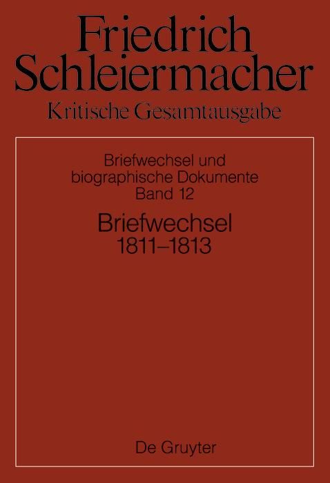 Produktbild: Briefwechsel 1811-1813