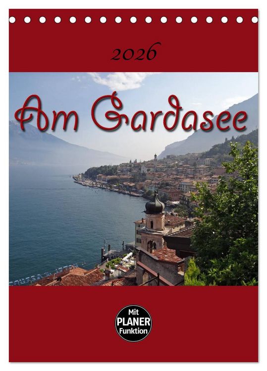 Produktbild: Am Gardasee (Tischkalender 2026 DIN A5 hoch), CALVENDO Monatskalender
