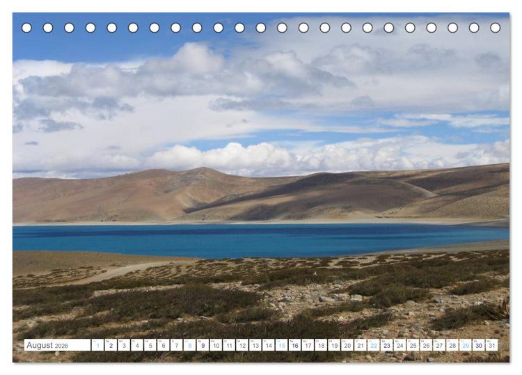 Produktbild: Tibet (Tischkalender 2026 DIN A5 quer), CALVENDO Monatskalender