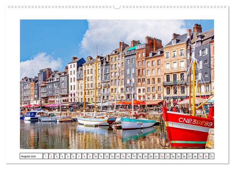 Produktbild: Normandie - Frankreichs wundersch&ouml;ner Norden (Wandkalender 2026 DIN A2 quer), CALVENDO Monatskalender