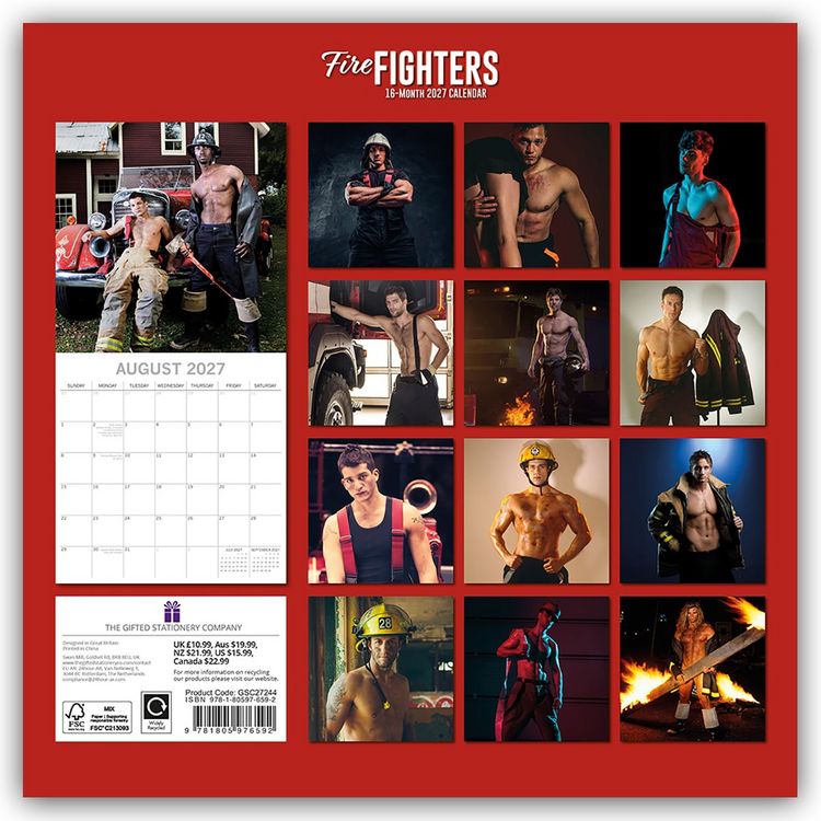 Produktbild: Firefighters &ndash; Feuerwehrm&auml;nner 2027 &ndash; 16-Monatskalender